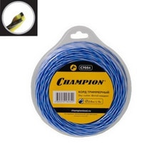 Леска Champion 2 мм x 15 м для триммера, витой квадрат