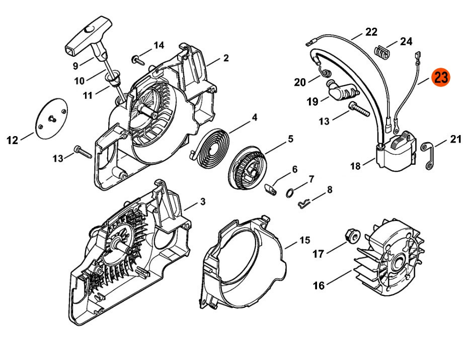 Провод соединения с корпусом штиль 180