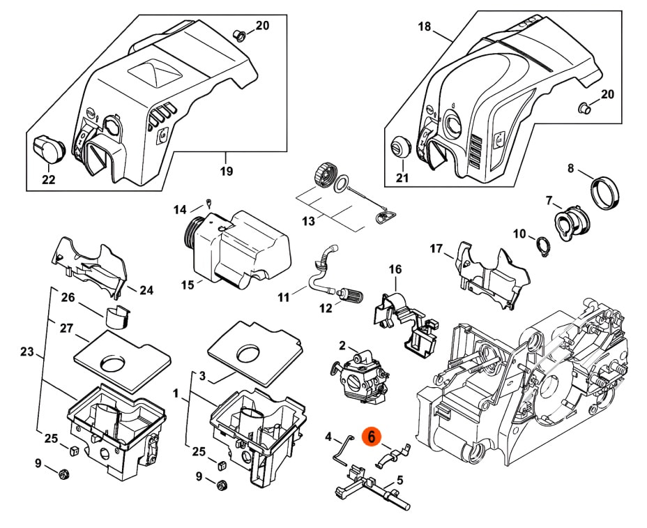 Контактная пружина для бензопилы штиль 180