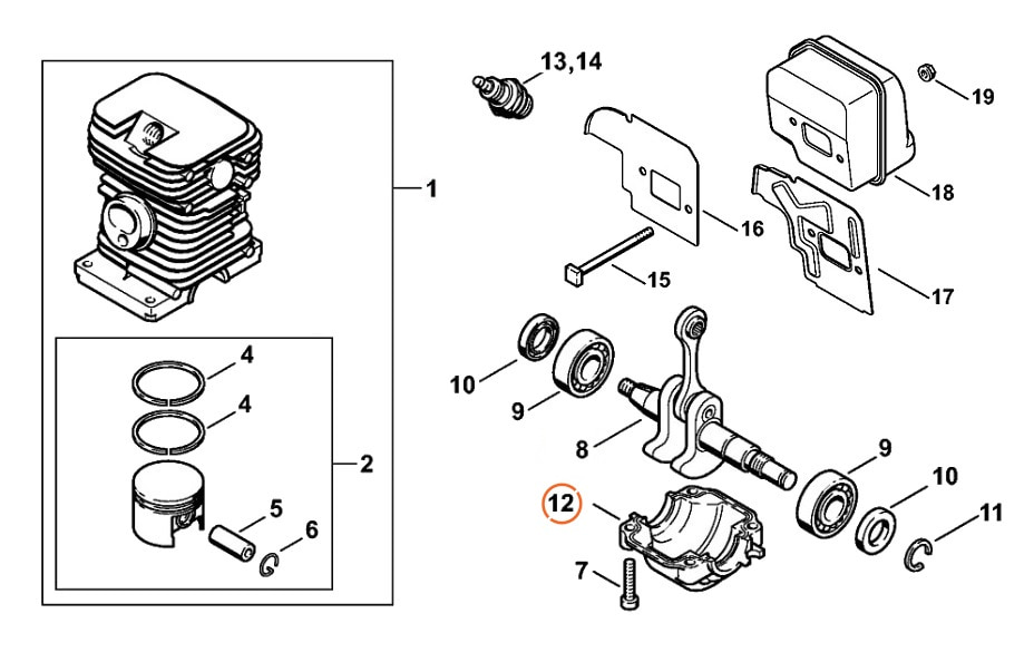 Поддон цилиндра штиль 180