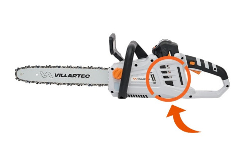 VILLARTEC SA 40 Set - вентиляционные отверстия на стенках аккумуляторного отсека