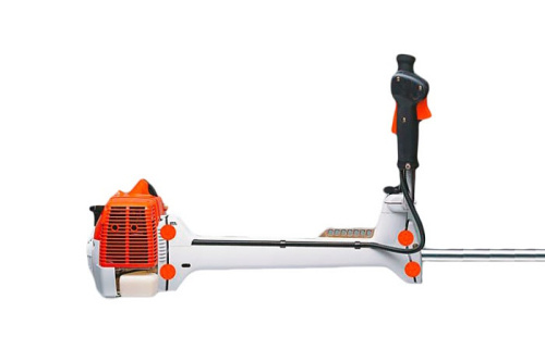 STIHL FS 400 K - система амортизации с четырьмя резиновыми буферами