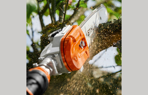 STIHL HT 135 - корпус пильного агрегата из магниевого сплава
