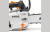 STIHL MS 201 TC-M - боковое расположение винта натяжения цепи