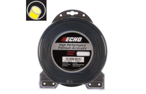 Леска ECHO Titanium Power 2,5 мм х 81 м круглая для триммера
