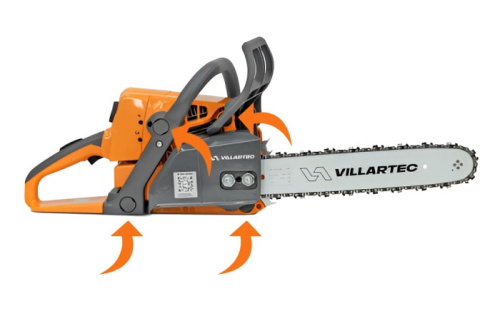 Бензопила VILLARTEC SB 025 - система амортизации