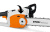 STIHL MSE 190 C-B - быстрое натяжение цепи без использования инструментов