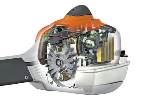 STIHL FS 490 C-EM - электронная система управления двигателем M-Tronic