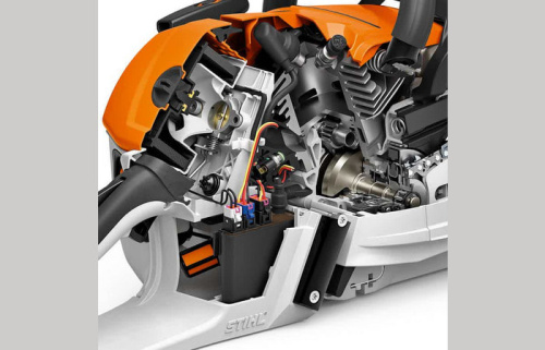 STIHL MS 500i - электронная система дозирования подачи топлива