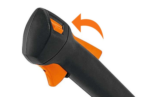 STIHL FS 111 - кнопка остановки двигателя с возвратным механизмом