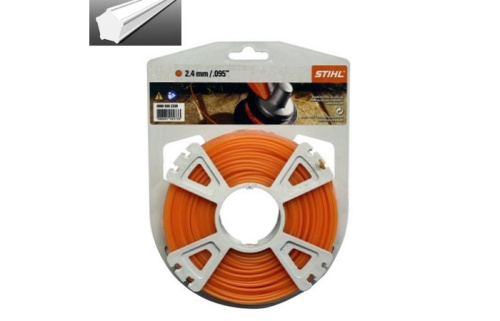 Леска STIHL 2,4 мм х 48 м для триммера, сечение - звездочка
