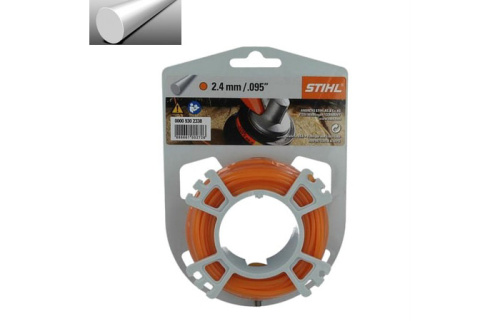 Леска круглая STIHL 2,4 мм х 14 м для триммера