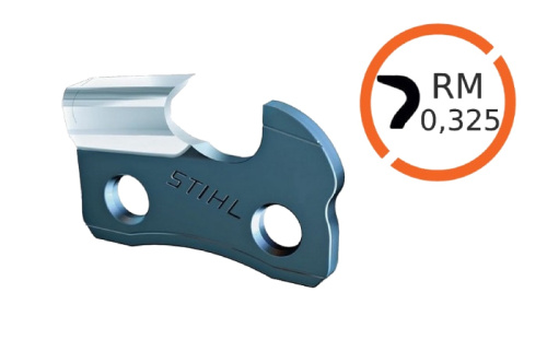 Режущее звено с закругленной кромкой для пильных цепей STIHL [штиль] 23/25/26 RM с шагом 0,325″
