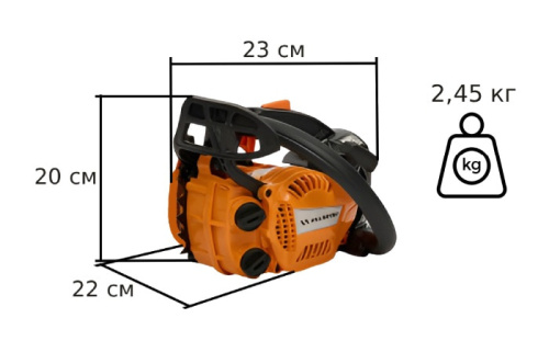 Маленькая и сверхлегкая бензопила VILLARTEC SB 1261T