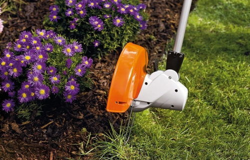 STIHL FSE 52 - регулировка угла наклона двигателя