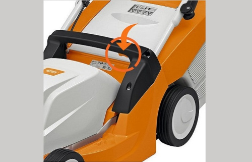 STIHL RME 443 - регулировка высоты стрижки одним нажатием